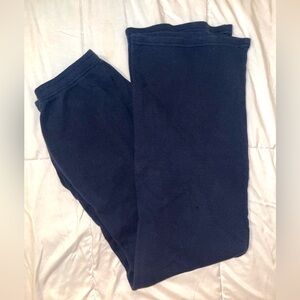 Brandy Melville Anastasia Waffle Sweatpants in Navy Blue